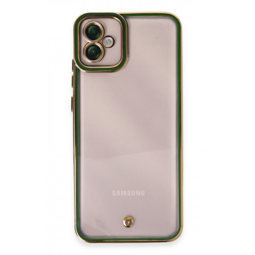 Newface Samsung Galaxy A04E Kılıf Liva Lens Silikon - Yeşil Newface Samsung Galaxy A04E Kılıf Liva Lens Silikon - Yeşil
