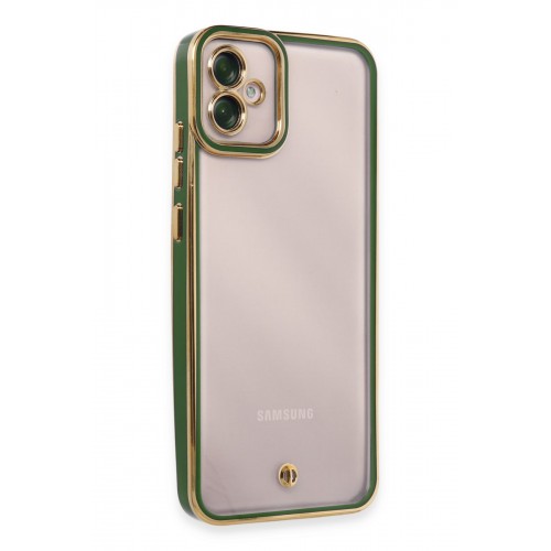 Newface Samsung Galaxy A04E Kılıf Liva Lens Silikon - Yeşil Newface Samsung Galaxy A04E Kılıf Liva Lens Silikon - Yeşil