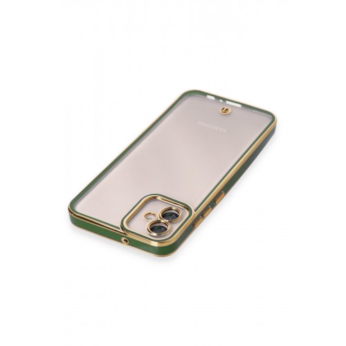 Newface Samsung Galaxy A04E Kılıf Liva Lens Silikon - Yeşil Newface Samsung Galaxy A04E Kılıf Liva Lens Silikon - Yeşil