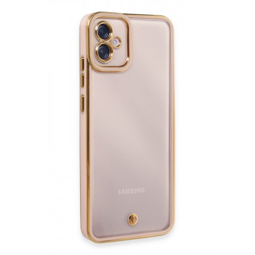 Newface Samsung Galaxy A04E Kılıf Liva Lens Silikon - Pudra Newface Samsung Galaxy A04E Kılıf Liva Lens Silikon - Pudra