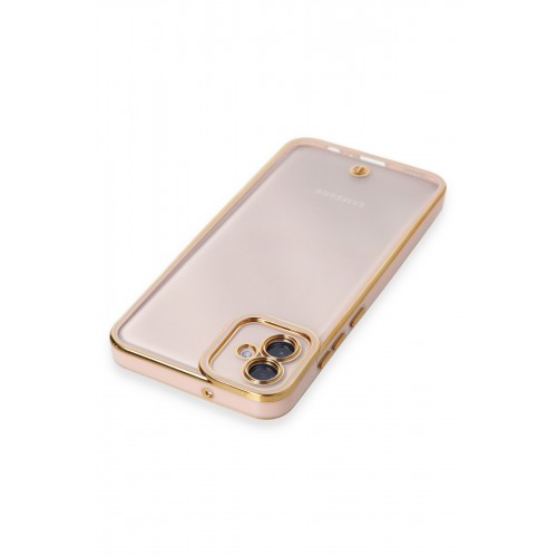 Newface Samsung Galaxy A04E Kılıf Liva Lens Silikon - Pudra Newface Samsung Galaxy A04E Kılıf Liva Lens Silikon - Pudra