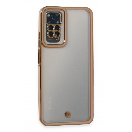 Newface Xiaomi Redmi Note 11 Pro Kılıf Liva Lens Silikon - Pudra
