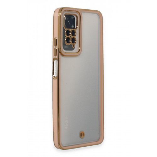 Newface Xiaomi Redmi Note 11 Pro Kılıf Liva Lens Silikon - Pudra Newface Xiaomi Redmi Note 11 Pro Kılıf Liva Lens Silikon - Pudra