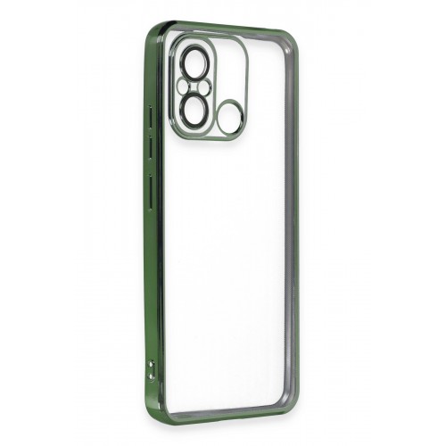 Newface Xiaomi Redmi 12C Kılıf Razer Lensli Silikon - Yeşil Newface Xiaomi Redmi 12C Kılıf Razer Lensli Silikon - Yeşil