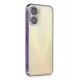 Newface Vivo Y16 Kılıf Razer Lensli Silikon - Mor Newface Vivo Y16 Kılıf Razer Lensli Silikon - Mor