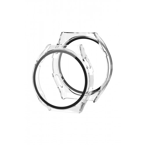 Newface Huawei Watch GT3 46mm Dota Camlı Kasa Ekran Koruyucu - Şeffaf Newface Huawei Watch GT3 46mm Dota Camlı Kasa Ekran Koruyucu - Şeffaf