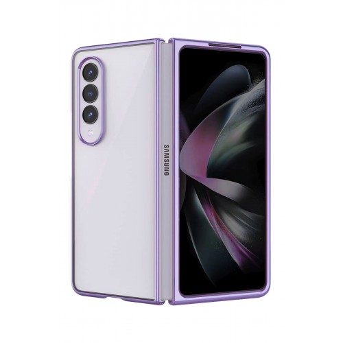 Newface Samsung Galaxy Z Fold 3 Kılıf Fold Element Kapak - Mor Newface Samsung Galaxy Z Fold 3 Kılıf Fold Element Kapak - Mor