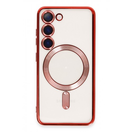Newface Samsung Galaxy S23 Kılıf Kross Magneticsafe Kapak - Kırmızı Newface Samsung Galaxy S23 Kılıf Kross Magneticsafe Kapak - Kırmızı