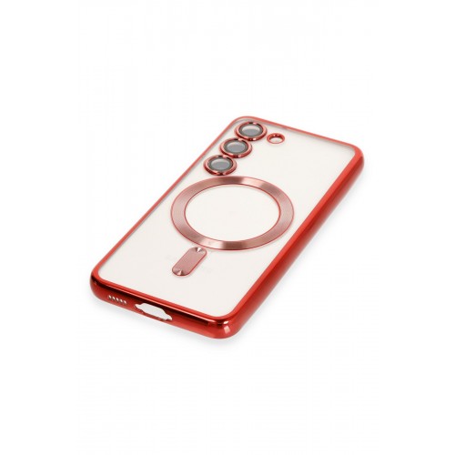 Newface Samsung Galaxy S23 Kılıf Kross Magneticsafe Kapak - Kırmızı Newface Samsung Galaxy S23 Kılıf Kross Magneticsafe Kapak - Kırmızı