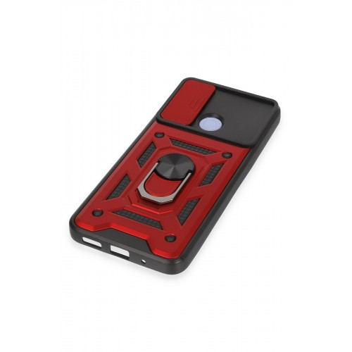 Newface Xiaomi Redmi 12C Kılıf Pars Lens Yüzüklü Silikon - Kırmızı Newface Xiaomi Redmi 12C Kılıf Pars Lens Yüzüklü Silikon - Kırmızı