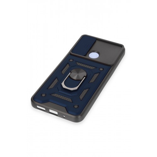 Newface Xiaomi Redmi 12C Kılıf Pars Lens Yüzüklü Silikon - Lacivert Newface Xiaomi Redmi 12C Kılıf Pars Lens Yüzüklü Silikon - Lacivert