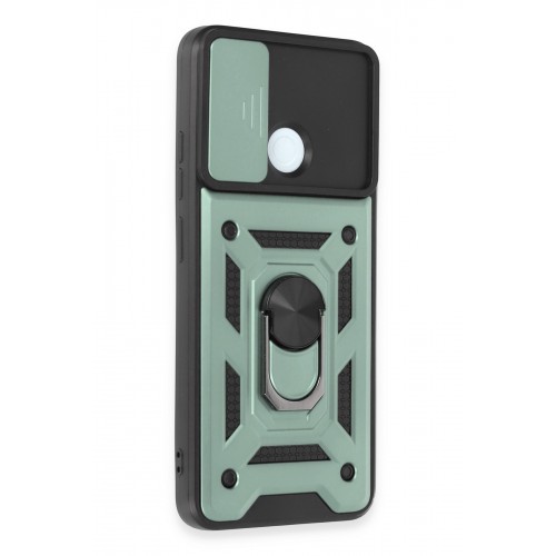 Newface Xiaomi Redmi 12C Kılıf Pars Lens Yüzüklü Silikon - Yeşil Newface Xiaomi Redmi 12C Kılıf Pars Lens Yüzüklü Silikon - Yeşil