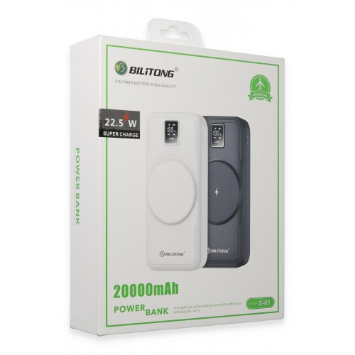 Newface X01 20.000 mAh Powerbank - Beyaz Newface X01 20.000 mAh Powerbank - Beyaz