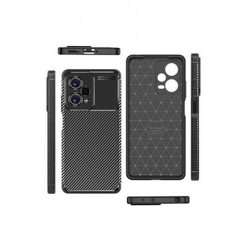 Newface Xiaomi Poco X5 5G Kılıf Focus Karbon Silikon - Siyah Newface Xiaomi Poco X5 5G Kılıf Focus Karbon Silikon - Siyah