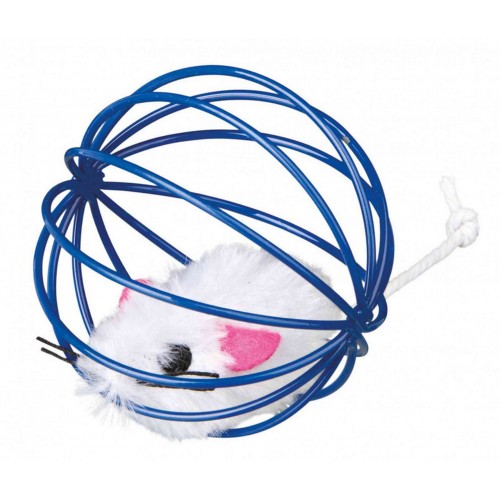 Trixie Kedi Oyuncağı Top İçinde Peluş Fare 6cm Trixie Kedi Oyuncağı Top İçinde Peluş Fare 6cm