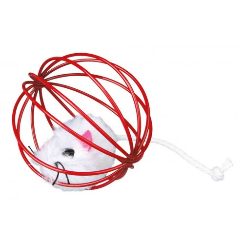 Trixie Kedi Oyuncağı Top İçinde Peluş Fare 6cm Trixie Kedi Oyuncağı Top İçinde Peluş Fare 6cm