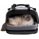 Trixie Kedi Taşıma Çantası ve Yatağı 29x31x49cm Siyah Gri Trixie Kedi Taşıma Çantası ve Yatağı 29x31x49cm Siyah Gri