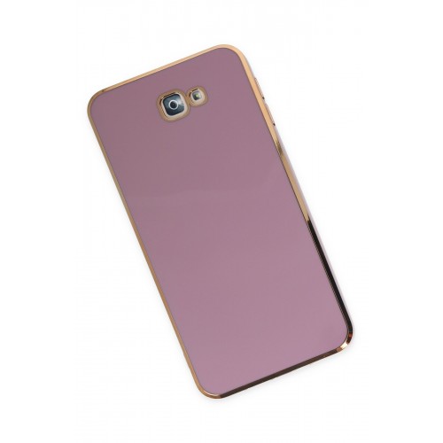 Newface Samsung Galaxy J7 Prime Kılıf Volet Silikon - Mor Newface Samsung Galaxy J7 Prime Kılıf Volet Silikon - Mor