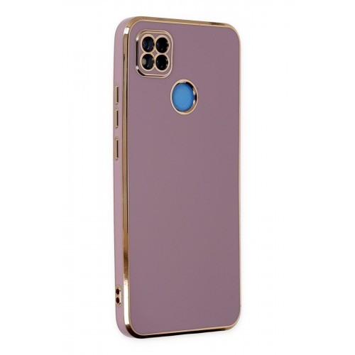 Newface Xiaomi Redmi 9C Kılıf Volet Silikon - Mor