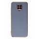 Newface Xiaomi Redmi Note 9S Kılıf Volet Silikon - Mavi
