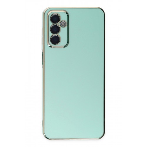 Newface Samsung Galaxy A04S Kılıf Volet Silikon - Açık Yeşil