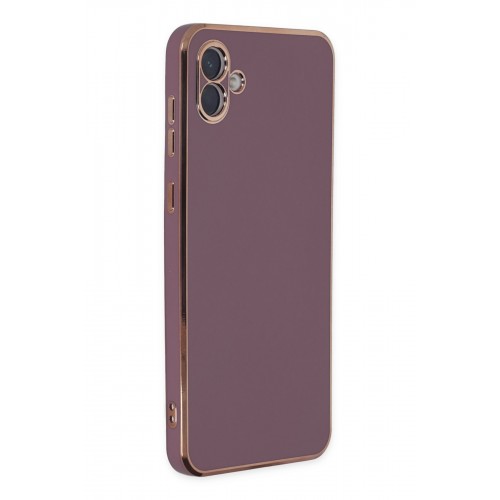 Newface Samsung Galaxy A04 Kılıf Volet Silikon - Mor Newface Samsung Galaxy A04 Kılıf Volet Silikon - Mor