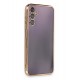 Newface Samsung Galaxy A14 4G Kılıf Razer Lensli Silikon - Gold Newface Samsung Galaxy A14 4G Kılıf Razer Lensli Silikon - Gold