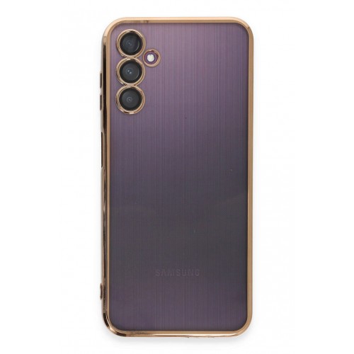 Newface Samsung Galaxy A14 4G Kılıf Razer Lensli Silikon - Gold Newface Samsung Galaxy A14 4G Kılıf Razer Lensli Silikon - Gold