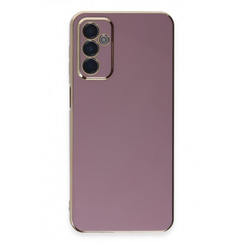 Newface Samsung Galaxy A14 4G Kılıf Volet Silikon - Mor Newface Samsung Galaxy A14 4G Kılıf Volet Silikon - Mor