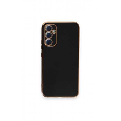 Newface Samsung Galaxy A34 5G Kılıf Volet Silikon - Siyah