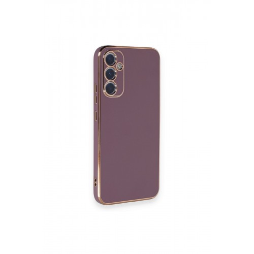 Newface Samsung Galaxy A34 5G Kılıf Volet Silikon - Mor Newface Samsung Galaxy A34 5G Kılıf Volet Silikon - Mor