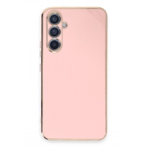 Newface Samsung Galaxy A54 5G Kılıf Volet Silikon - Pembe