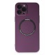 Newface iPhone 12 Pro Max Kılıf Jack Magneticsafe Lens Silikon - Mürdüm Newface iPhone 12 Pro Max Kılıf Jack Magneticsafe Lens Silikon - Mürdüm