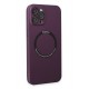 Newface iPhone 12 Pro Max Kılıf Jack Magneticsafe Lens Silikon - Mürdüm Newface iPhone 12 Pro Max Kılıf Jack Magneticsafe Lens Silikon - Mürdüm