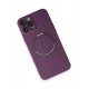 Newface iPhone 12 Pro Max Kılıf Jack Magneticsafe Lens Silikon - Mürdüm Newface iPhone 12 Pro Max Kılıf Jack Magneticsafe Lens Silikon - Mürdüm