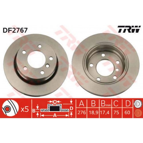 FREN DISKI ARKA HAVALI BMW E36 E46 FREN DISKI ARKA HAVALI BMW E36 E46