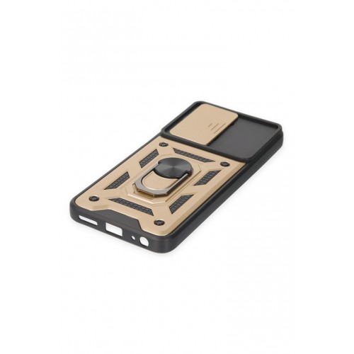Newface Vivo Y22S Kılıf Pars Lens Yüzüklü Silikon - Gold Newface Vivo Y22S Kılıf Pars Lens Yüzüklü Silikon - Gold
