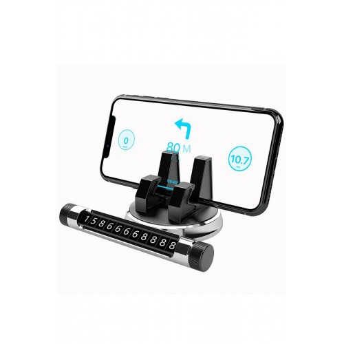 Newface XY-168 Car Hud Numaratörlü Yapışkanlı Araç Tutucu - Gümüş Newface XY-168 Car Hud Numaratörlü Yapışkanlı Araç Tutucu - Gümüş