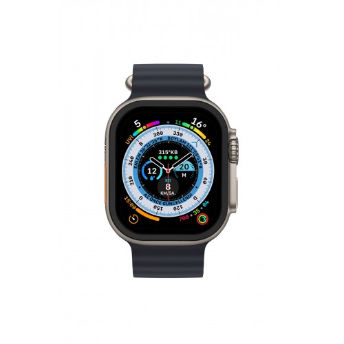 Newface Apple Watch Ultra 49mm Alüminyum Kasa Cam Ekran Koruyucu - Siyah Newface Apple Watch Ultra 49mm Alüminyum Kasa Cam Ekran Koruyucu - Siyah