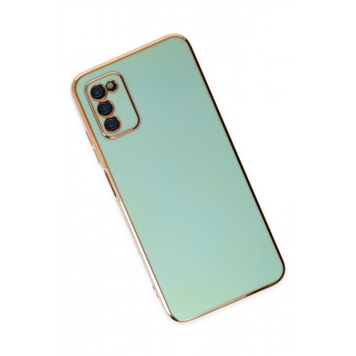 Newface Samsung Galaxy A03S Kılıf Volet Silikon - Açık Yeşil Newface Samsung Galaxy A03S Kılıf Volet Silikon - Açık Yeşil