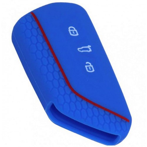 KONTAK ANAHTAR KUMANDA KORUYUCU KILIF SİLİKON 3 TUŞ MAVİ VW GOLF 8-ID 4-ID 3 KONTAK ANAHTAR KUMANDA KORUYUCU KILIF SİLİKON 3 TUŞ MAVİ VW GOLF 8-ID 4-ID 3