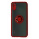 Newface Xiaomi Redmi 9A Kılıf Montreal Yüzüklü Silikon Kapak - Kırmızı Newface Xiaomi Redmi 9A Kılıf Montreal Yüzüklü Silikon Kapak - Kırmızı