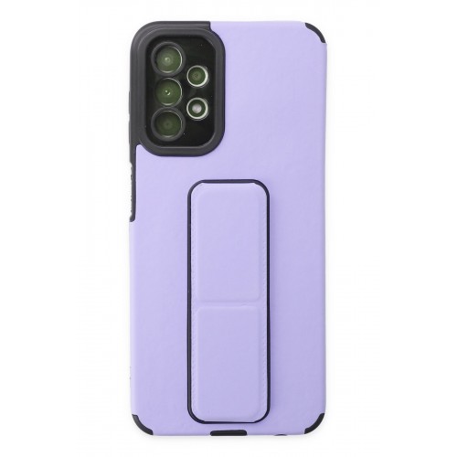 Newface Samsung Galaxy A13 4G Kılıf Mega Standlı Silikon - Lila Newface Samsung Galaxy A13 4G Kılıf Mega Standlı Silikon - Lila