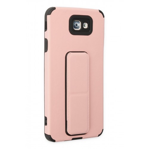 Newface Samsung Galaxy J7 Prime Kılıf Mega Standlı Silikon - Pudra Newface Samsung Galaxy J7 Prime Kılıf Mega Standlı Silikon - Pudra