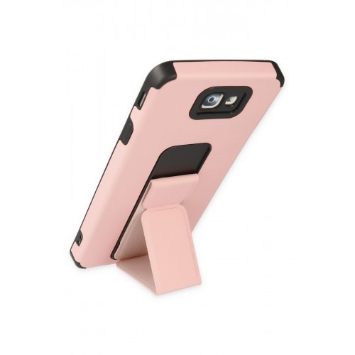 Newface Samsung Galaxy J7 Prime Kılıf Mega Standlı Silikon - Pudra Newface Samsung Galaxy J7 Prime Kılıf Mega Standlı Silikon - Pudra