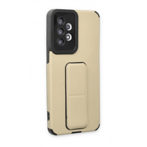 Newface Samsung Galaxy A32 Kılıf Mega Standlı Silikon - Gold Newface Samsung Galaxy A32 Kılıf Mega Standlı Silikon - Gold