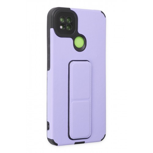 Newface Xiaomi Redmi 9C Kılıf Mega Standlı Silikon - Lila Newface Xiaomi Redmi 9C Kılıf Mega Standlı Silikon - Lila