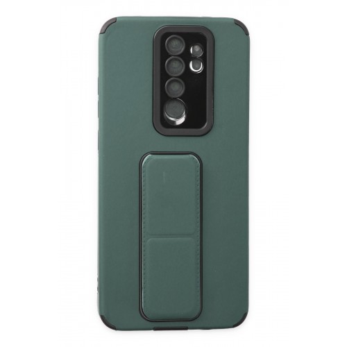 Newface Xiaomi Redmi Note 8 Pro Kılıf Mega Standlı Silikon - Yeşil Newface Xiaomi Redmi Note 8 Pro Kılıf Mega Standlı Silikon - Yeşil