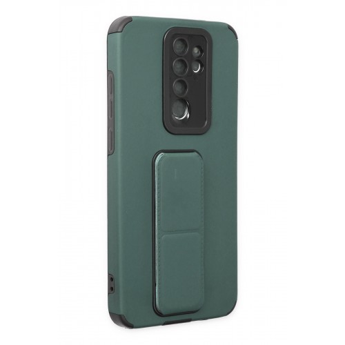 Newface Xiaomi Redmi Note 8 Pro Kılıf Mega Standlı Silikon - Yeşil Newface Xiaomi Redmi Note 8 Pro Kılıf Mega Standlı Silikon - Yeşil