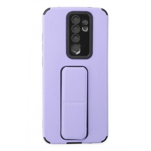 Newface Xiaomi Redmi Note 8 Pro Kılıf Mega Standlı Silikon - Lila Newface Xiaomi Redmi Note 8 Pro Kılıf Mega Standlı Silikon - Lila